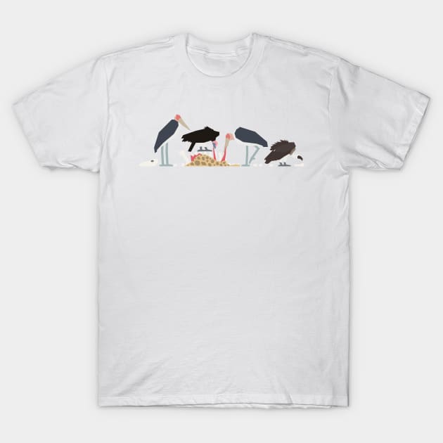 Graphic Nature - Scavengers T-Shirt by AnthonyZed